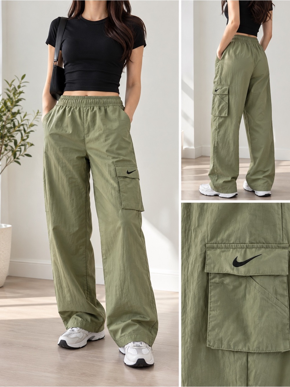 Nike Olive Green Cargo Pants
